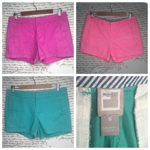JCPenney Size 6 Brightly Colored Shorts Bundle of 3 - Picture 1 of 11